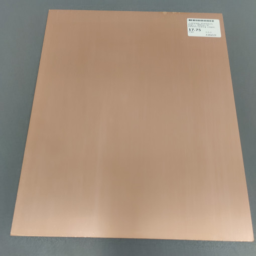 ; Laminate; aluminium; 1mm; L: 305mm; W: 255mm; Coating: copper; 