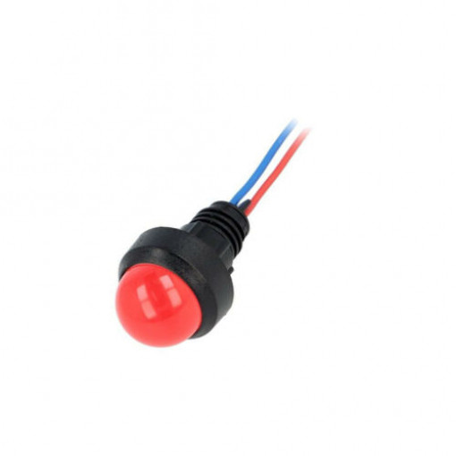 LR-D20-12AC/DC; Indicator: LED; prominent; 12VDC; 12VAC; Cutout: Ø13mm; IP40; POLAM-ELTA LR-D20-12AC/DC; Indicator: LED; prominent; 12VDC; 12VAC; Cutout: Ø13mm; IP40; POLAM-ELTA