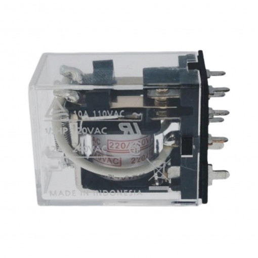 LY2-0 220/240VAC; Relay: electromagnetic; DPDT; Ucoil: 230VAC; 10A/110VAC; 10A/24VDC; OMRON