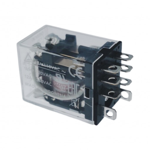 LY2N 220/240VAC; Relay: electromagnetic; DPDT; Ucoil: 230VAC; 10A/110VAC; 10A/24VDC; OMRON