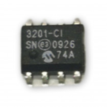 MCP3201-CI/SN; A/D converter; Channels: 1; 12bit; 100ksps; 2.7÷5.5V; SO8; MICROCHIP TECHNOLOGY MCP3201-CI/SN; A/D converter; Channels: 1; 12bit; 100ksps; 2.7÷5.5V; SO8; MICROCHIP TECHNOLOGY