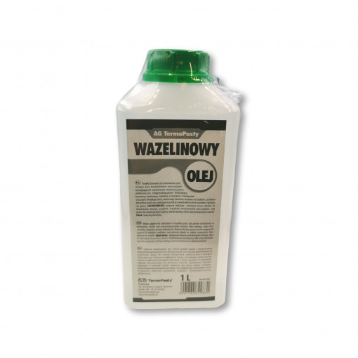ART.AGT-099; Oil; colourless; vaseline; liquid; plastic container; 1000ml; AG TERMOPASTY ART.AGT-099; Oil; colourless; vaseline; liquid; plastic container; 1000ml; AG TERMOPASTY