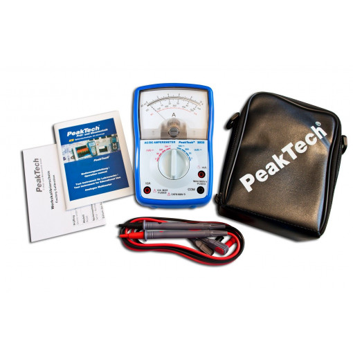 P3203; Amperometer; Features: impact resistant holster; analogue; 300g; PEAKTECH P3203; Amperometer; Features: impact resistant holster; analogue; 300g; PEAKTECH