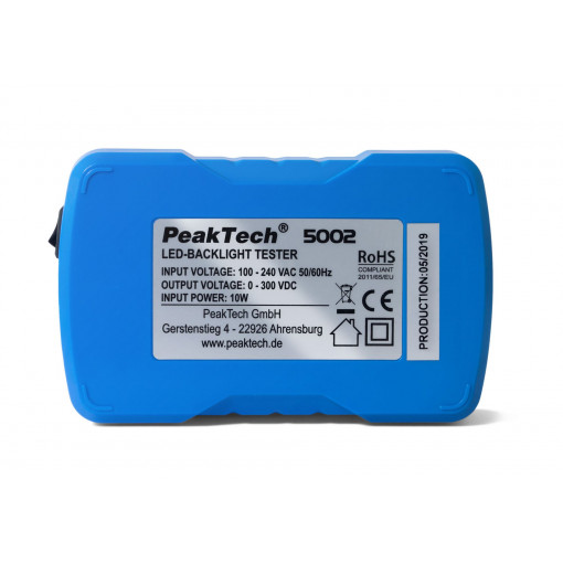 P5002; Diode tester; LED; 25mA; 0÷300VDC; PEAKTECH