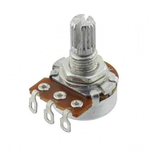 R16148-1A-1-A50K; Potentiometer: shaft; single turn; 50kΩ; 63mW; ±20%; on cable; 6mm; SR PASSIVES