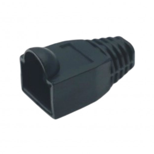 DS1124-03-PB 8P BLACK; RJ45 plug boot; 6.5mm; Colour: black; CONNFLY