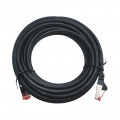 68700; Patch cord; S/FTP; 6; stranded; Cu; LSZH; black; 5m; halogen free; Goobay