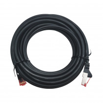 68700; Patch cord; S/FTP; 6; stranded; Cu; LSZH; black; 5m; halogen free; Goobay