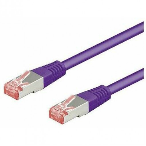 93537; Patch cord; S/FTP; 6; stranded; Cu; LSZH; violet; 10m; halogen free; Goobay 93537; Patch cord; S/FTP; 6; stranded; Cu; LSZH; violet; 10m; halogen free; Goobay