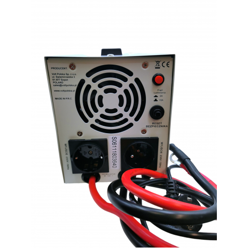 SINUSPRO-800E; Converter: dc/ac; 500W; Uout: 230VAC; Out: mains 230V; 0÷40°C; 12V; VOLT POLSKA