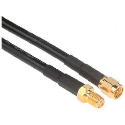 51675; Cable; 50Ω; 1m; SMA socket,SMA plug,reverse; black; Goobay 51675; Cable; 50Ω; 1m; SMA socket,SMA plug,reverse; black; Goobay