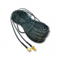 ; Cable; 50Ω; 20m; SMA socket,SMA plug; black; BQ CABLE ; Cable; 50Ω; 20m; SMA socket,SMA plug; black; BQ CABLE