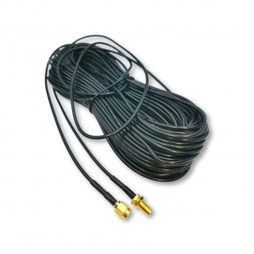 ; Cable; 50Ω; 20m; SMA socket,SMA plug; black; BQ CABLE