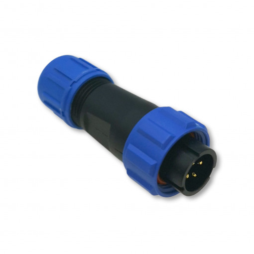 SP1310/P4IN; SP13; plug; male; PIN: 4; IP68; 4÷6.5mm; 5A; soldering; for cable; WEIPU