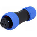 SP1310/S3IN; SP13; plug; female; PIN: 3; IP68; 4÷6.5mm; 13A; soldering; for cable; WEIPU SP1310/S3IN; SP13; plug; female; PIN: 3; IP68; 4÷6.5mm; 13A; soldering; for cable; WEIPU