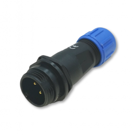 SP1311/P2IN; SP13; plug; male; PIN: 2; IP68; 4÷6.5mm; 13A; soldering; for cable; WEIPU