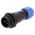 SP1311/P3IN; SP13; plug; male; PIN: 3; IP68; 4÷6.5mm; 13A; soldering; for cable; WEIPU SP1311/P3IN; SP13; plug; male; PIN: 3; IP68; 4÷6.5mm; 13A; soldering; for cable; WEIPU