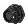 SP1312/S5; SP13; socket; female; PIN: 5; IP68; 5A; soldering; 180V; 0.75mm2; WEIPU SP1312/S5; SP13; socket; female; PIN: 5; IP68; 5A; soldering; 180V; 0.75mm2; WEIPU