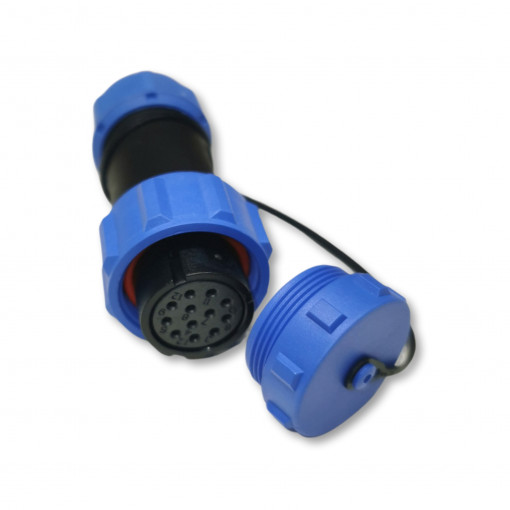 SP2110/S12 II 1C; SP21; plug; female; PIN: 12; with protective cap; IP68; 7÷12mm; 400V; WEIPU