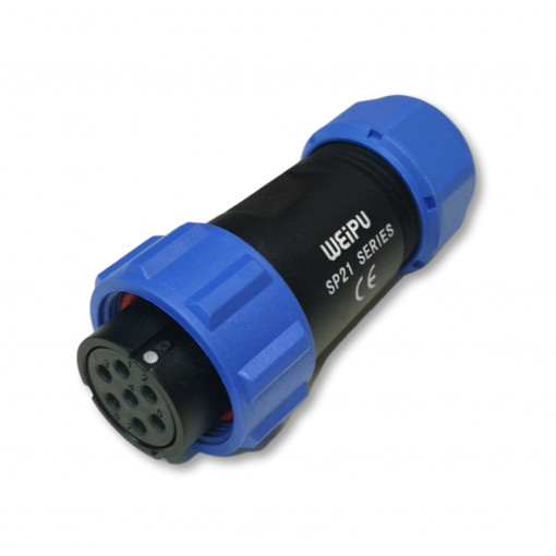 SP2110/S7 II 1N; SP21; plug; female; PIN: 7; IP68; 7÷12mm; soldering; for cable; 500V; WEIPU