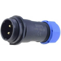SP2111/P2 I 1N; SP21; plug; male; PIN: 2; IP68; 4.5÷7mm; soldering; for cable; 500V; WEIPU