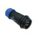 SP2111/P4 II 1N; SP21; plug; male; PIN: 4; IP68; 7÷12mm; soldering; for cable; 500V; WEIPU SP2111/P4 II 1N; SP21; plug; male; PIN: 4; IP68; 7÷12mm; soldering; for cable; 500V; WEIPU