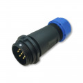 SP2111/P7 II 1N; SP21; plug; male; PIN: 7; IP68; 7÷12mm; soldering; for cable; 500V; WEIPU SP2111/P7 II 1N; SP21; plug; male; PIN: 7; IP68; 7÷12mm; soldering; for cable; 500V; WEIPU