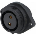 SP2113/S2; SP21; socket; female; PIN: 2; IP68; soldering; 500V; 4mm2; 30A; WEIPU SP2113/S2; SP21; socket; female; PIN: 2; IP68; soldering; 500V; 4mm2; 30A; WEIPU