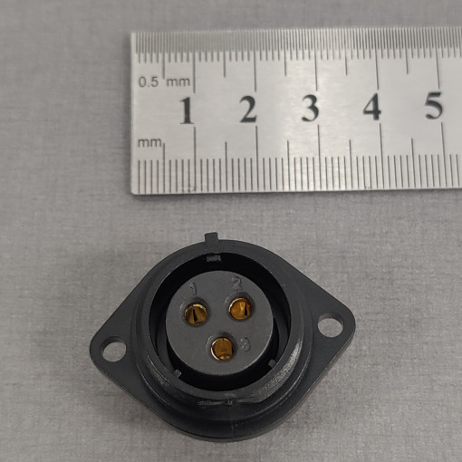 SP2113/S3; SP21; socket; female; PIN: 3; IP68; soldering; 500V; 4mm2; 30A; WEIPU