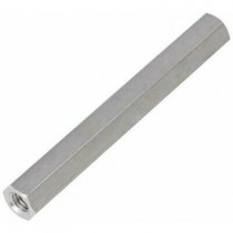 138X60; Screwed spacer sleeve; Int.thread: M5; 60mm; hexagonal; aluminium; DREMEC 138X60; Screwed spacer sleeve; Int.thread: M5; 60mm; hexagonal; aluminium; DREMEC