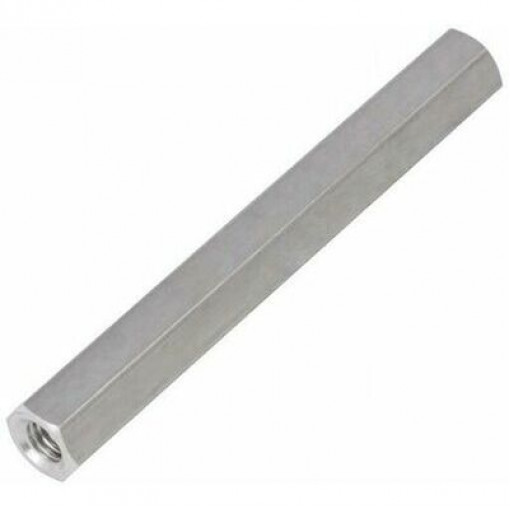 138X60; Screwed spacer sleeve; Int.thread: M5; 60mm; hexagonal; aluminium; DREMEC 138X60; Screwed spacer sleeve; Int.thread: M5; 60mm; hexagonal; aluminium; DREMEC