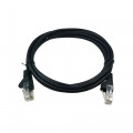 68647; Patch cord; U/UTP; 5e; stranded; CCA; PVC; black; 2m; 26AWG; Goobay