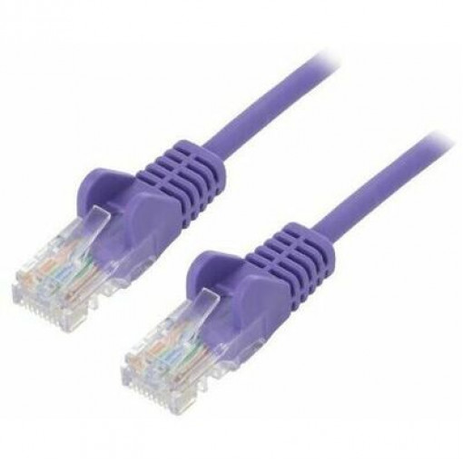 95222; Patch cord; U/UTP; 5e; stranded; CCA; PVC; violet; 10m; 26AWG; Goobay 95222; Patch cord; U/UTP; 5e; stranded; CCA; PVC; violet; 10m; 26AWG; Goobay