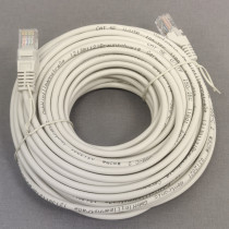 68352; Patch cord; U/UTP; 5e; stranded; CCA; PVC; grey; 15m; 26AWG; Goobay