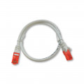 68632; Patch cord; U/UTP; 6; stranded; CCA; PVC; white; 0.5m; 24AWG; Goobay