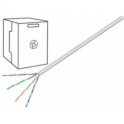 93885; Wire; U/UTP; 6; stranded; CCA; 4x2x24AWG; PVC; grey; 305m; Goobay 93885; Wire; U/UTP; 6; stranded; CCA; 4x2x24AWG; PVC; grey; 305m; Goobay