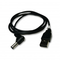 55155; Cable; USB A plug,DC 5,5/2,5 plug; black; 1m; Core: Cu; Goobay 55155; Cable; USB A plug,DC 5,5/2,5 plug; black; 1m; Core: Cu; Goobay