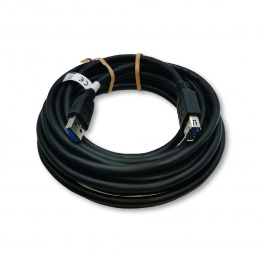 95726; Cable; USB 3.0; USB A socket,USB A plug; 5m; black; Core: Cu; 5Gbps; Goobay