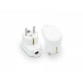 WT-16U BIAŁY; Connector: AC supply; male; plug; 2P+PE; 250VAC; 16A; white; PIN: 3; PLASTROL