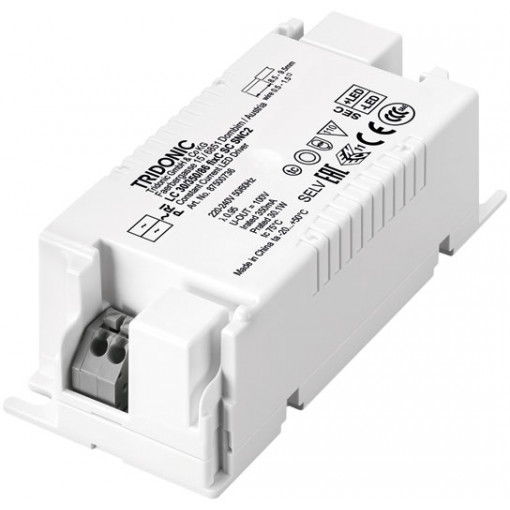 LC 30/700/43 FIXC SC SNC2; Power supply: switched-mode; LED; 30W; 27÷43VDC; 700mA; 198÷264VAC; TRIDONIC LC 30/700/43 FIXC SC SNC2; Power supply: switched-mode; LED; 30W; 27÷43VDC; 700mA; 198÷264VAC; TRIDONIC