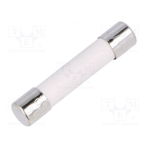 CFMT_20A; Drošinātājs 6.3x32mm T20A ker.ADA 20A 250V, Fuse: fuse; time-lag; 20A; 250VAC; ceramic,cylindrical; 6,3x32mm, Conquer Electronic Co., Ltd. CFMT_20A; Drošinātājs 6.3x32mm T20A ker.ADA 20A 250V, Fuse: fuse; time-lag; 20A; 250VAC; ceramic,cylindrical; 6,3x32mm, Conquer Electronic Co., Ltd.