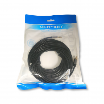 BCFBL; Cable; RCA plug x2,Jack 3.5mm 3pin plug; 10m; black; VENTION