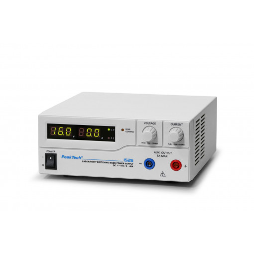 P 1525; Power supply: laboratory; single-channel,adjustable; 1÷16VDC; PEAKTECH