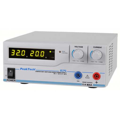P 1575; Power supply: programmable laboratory; Channels: 1; 1÷32VDC; PEAKTECH