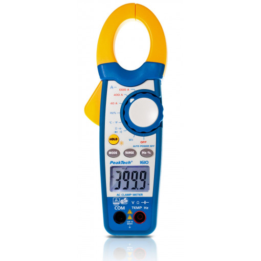 P 1610; AC digital clamp meter; Øcable: 35mm; Sampling: 2x/s; PEAKTECH