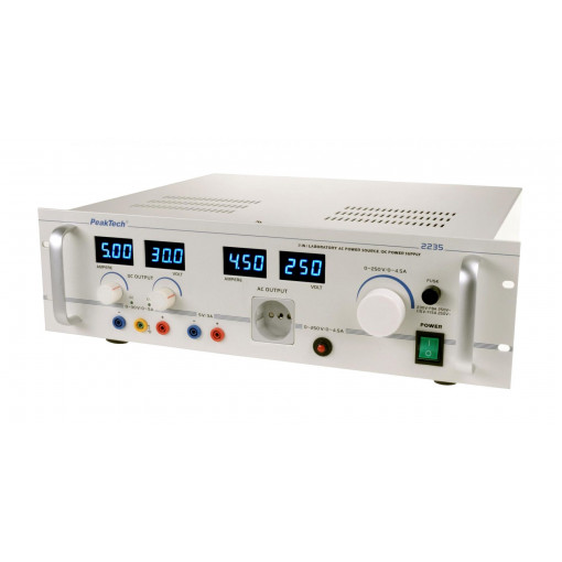 P 2235; Power supply: programmable laboratory; Channels: 3; 250VAC; 4.5A; PEAKTECH