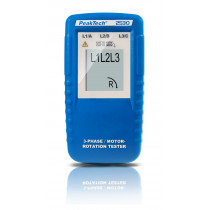 P 2530; Tester: phase sequence; LCD; 40÷600VAC; Freq: 15÷400Hz; IP40; PEAKTECH