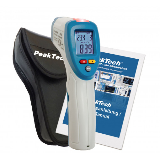 P 4945; Infrared thermometer; LCD 3,5 digit,with a backlit; -50÷380°C; PEAKTECH P 4945; Infrared thermometer; LCD 3,5 digit,with a backlit; -50÷380°C; PEAKTECH