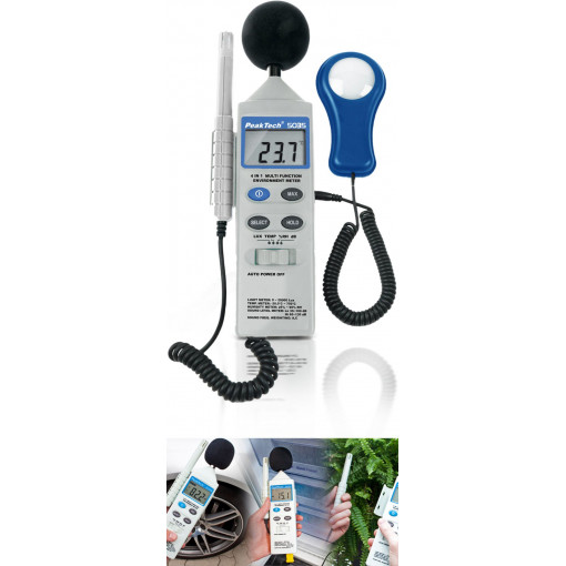 P 5035; Meter: environmental conditions; LCD 3,5 digit; ±5%; 25÷95%RH; PEAKTECH P 5035; Meter: environmental conditions; LCD 3,5 digit; ±5%; 25÷95%RH; PEAKTECH