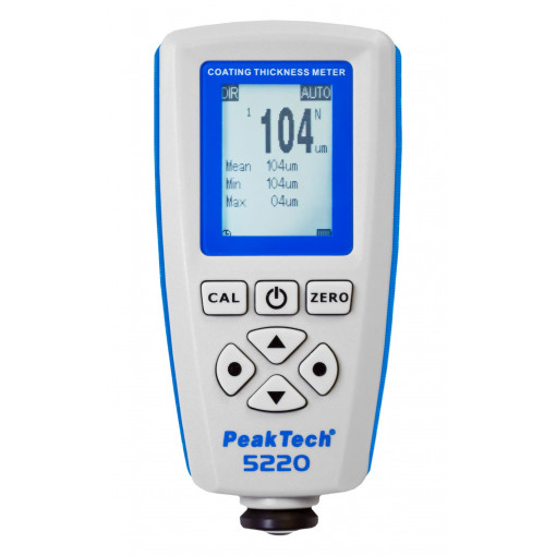 P 5220; Tester: coating thickness tester; LCD; 0,1÷1300um; 54x118x28mm; PEAKTECH